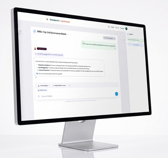 Lighthouse Platform Interface - A collaborative AI workspace for teams